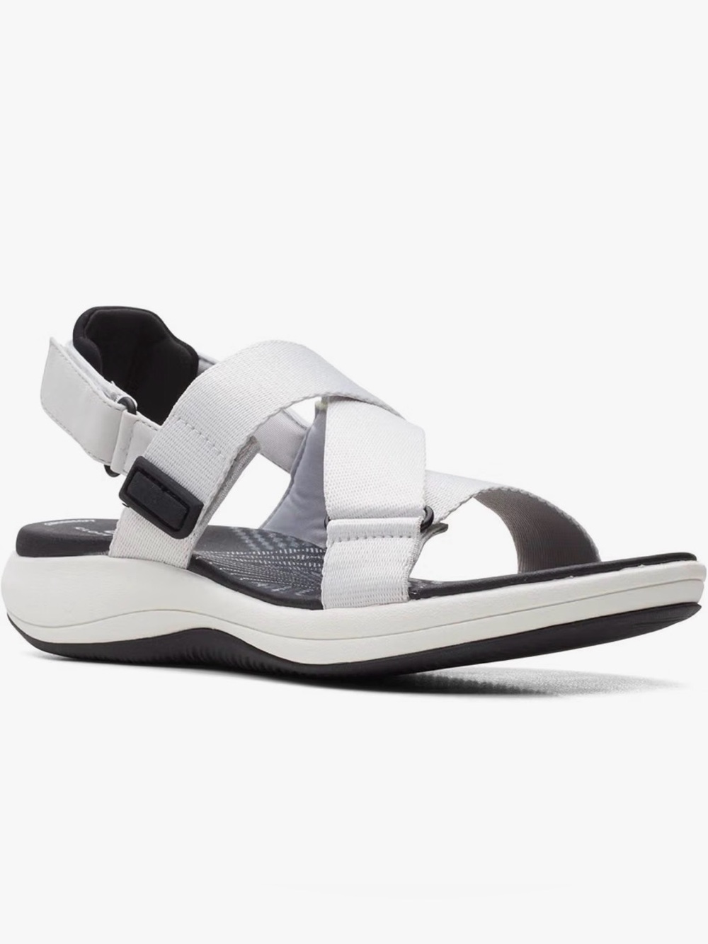 Clarks Woman’s Comfrot Walking Flat Sandals Sz 10